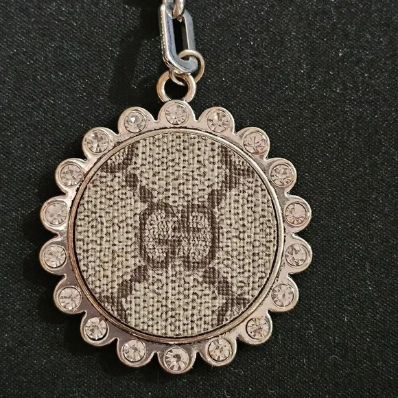 IDLEWILD Upcycled GUCCI Pendant Multi-Layer Silver Necklace NEW - Picture 3 of 5